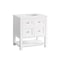 James Martin Vanities Breckenridge 30in Single Vanity, Bright White w/ 3 CM Ethereal Noctis Top 330-V30-BW-3ENC - alternate 3